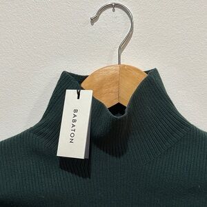 Babaton Deep Green Turtleneck Sweater